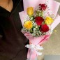 6-Stem Red and Yellow Rose Bouquet