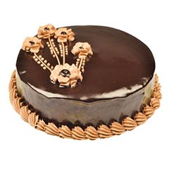 send 1Kg Eggless Chocolate Truffle Cake delivery