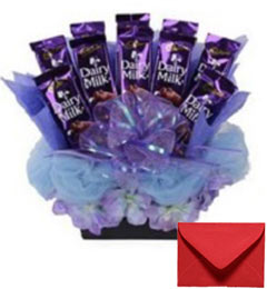 send Big Dairy Milk Chocolates Bouquet delivery