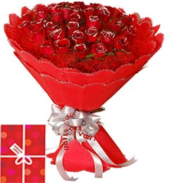 send 40 Red Roses Bouquet delivery