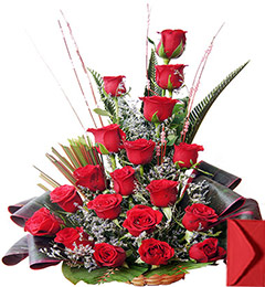 send 20 Red  Roses Bouquet delivery