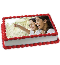 send 2 Kg Eggless Chocolate Photo Cake delivery