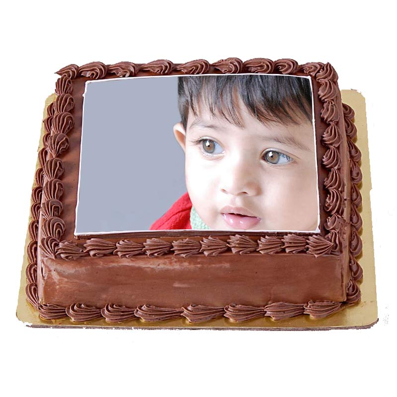 send 3Kg Chocolate Photo Cake delivery