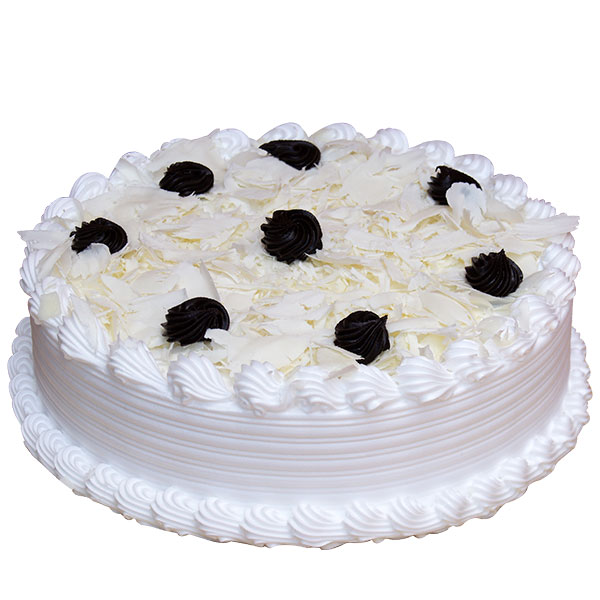 send 2Kg Eggless Vanilla Cake delivery