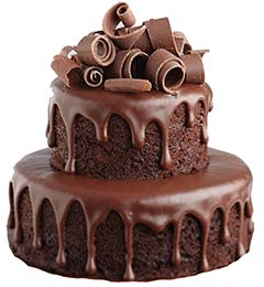 send 2-Tier Chocolate Cake delivery