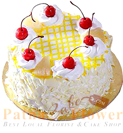 send Delicious Pineapple Eggless Cake delivery