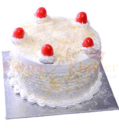 send White Chocolate White Forest Cake delivery