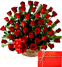 send 40 Roses  Arrangements delivery