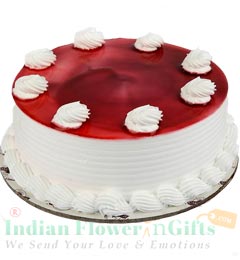 send Delicious Strawberry Eggless Cake delivery