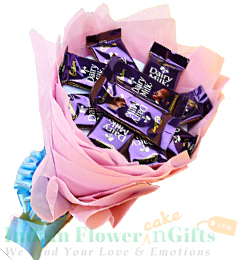 send Cadbury Dairy Milk Chocolate Bouquet delivery