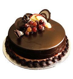 send 1Kg Chocolate truffle Choco Chips Cake delivery