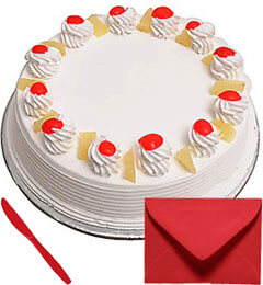 send Pineapple Delight Cake 500gms delivery