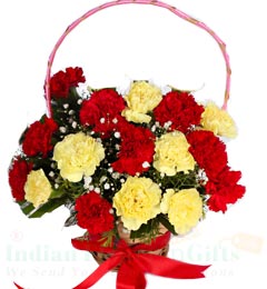 send 15 Carnations Flower bouquet delivery