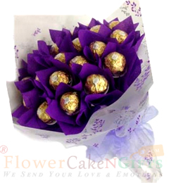 send Ferrero Rocher chocolate bouquet delivery