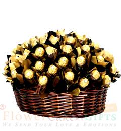 send Designer Ferrero Rocher Chocolate Basket delivery