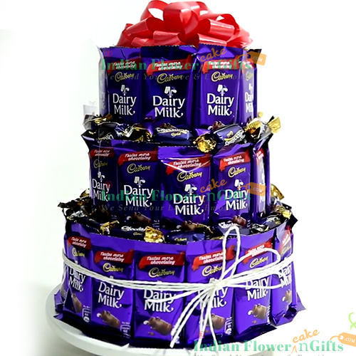 send multi layer Layer Chocolaty Wishes delivery