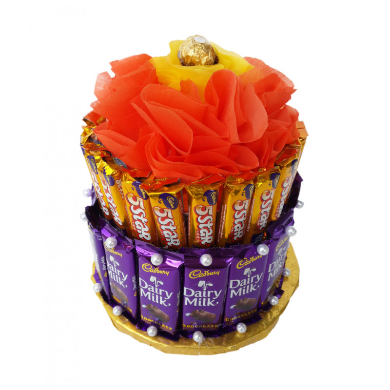 Dairy Milk And 5 Star Chocolate bouquet