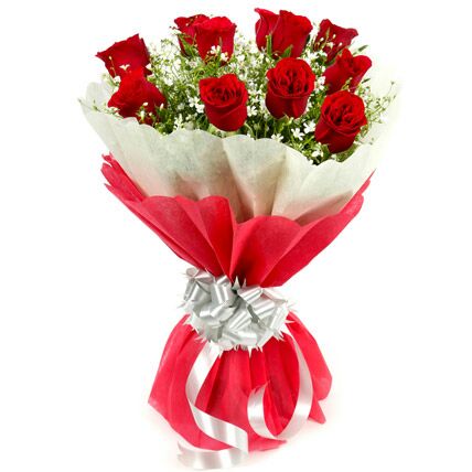 send roses flower bouquet delivery