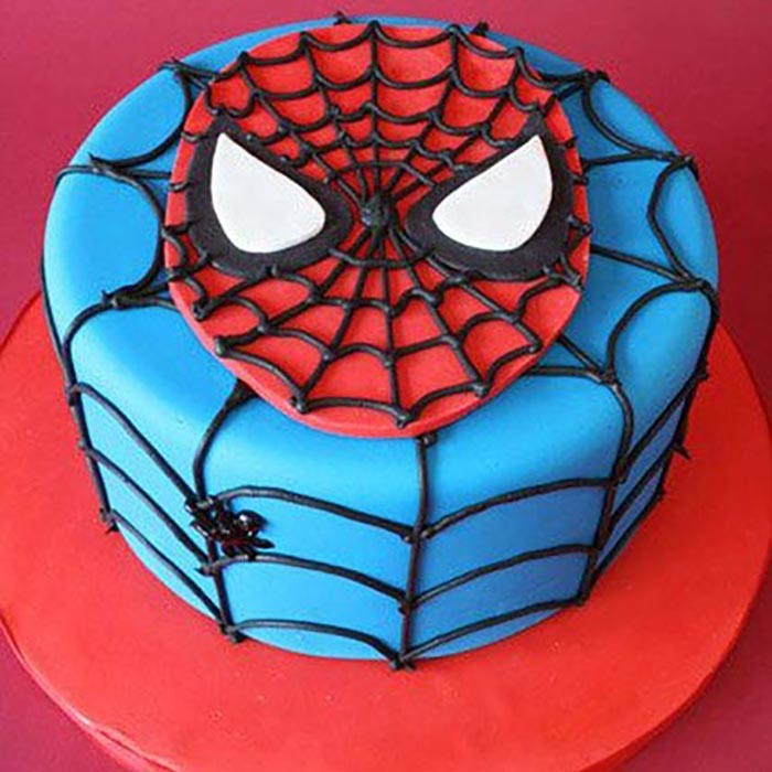 send 1kg Spiderman Fondant  Cake delivery