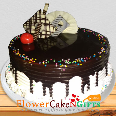 send 1kg eggless choco vanilla cool cake delivery