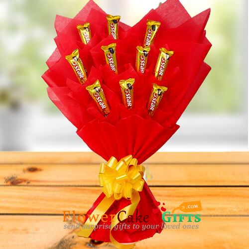 send five star chocolate bouquet delivery