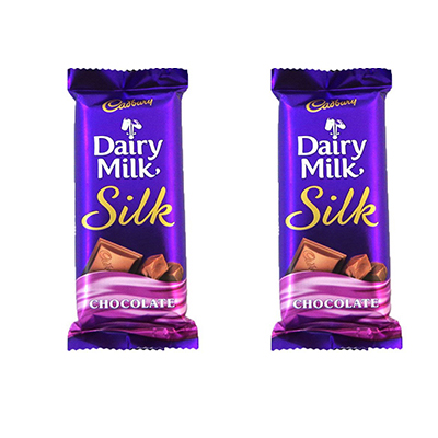 2 dairy milk silk chocolate