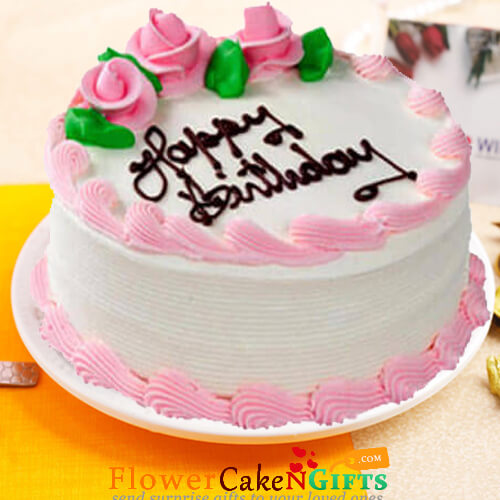 send Strawberry cake Half Kg Any Occasion  delivery