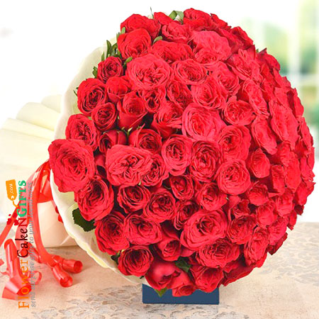 send 60 Red Roses Bouquet delivery