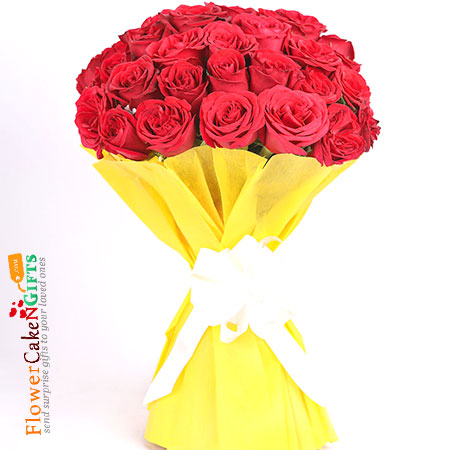 send 30 Red Roses Bouquet delivery