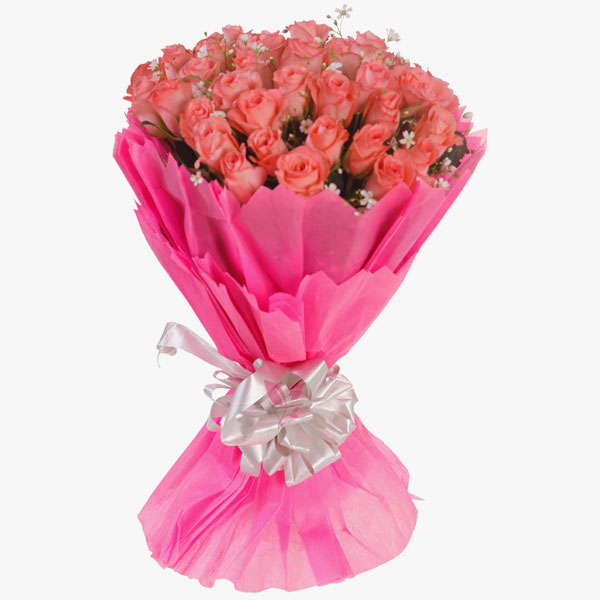 send designer 30 orange roses bouquet delivery
