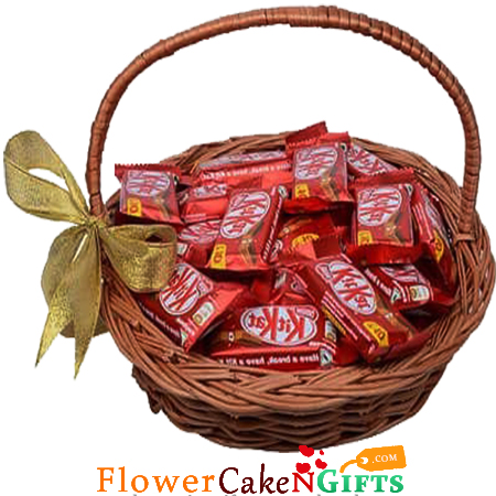 send kitkat chocolates basket delivery