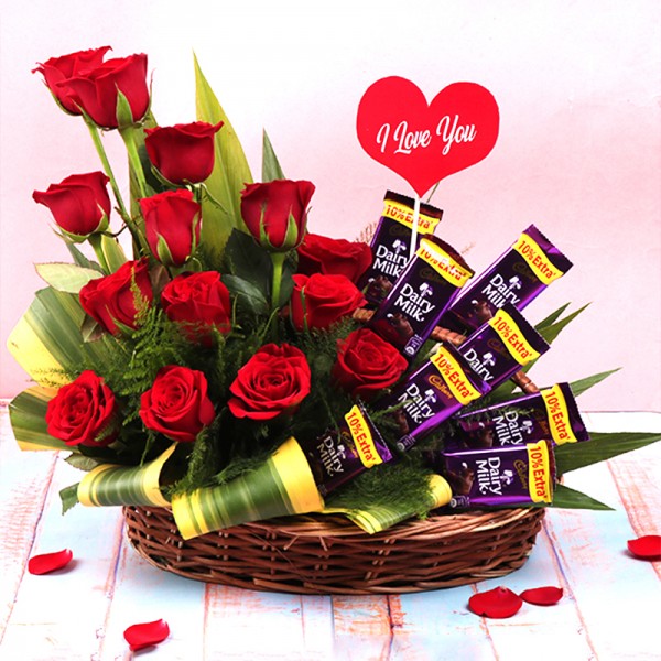 send affectionate love basket delivery