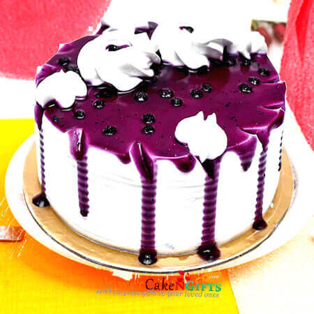 Summer's Best Blueberry Cheesecake Cake - Cake Babe