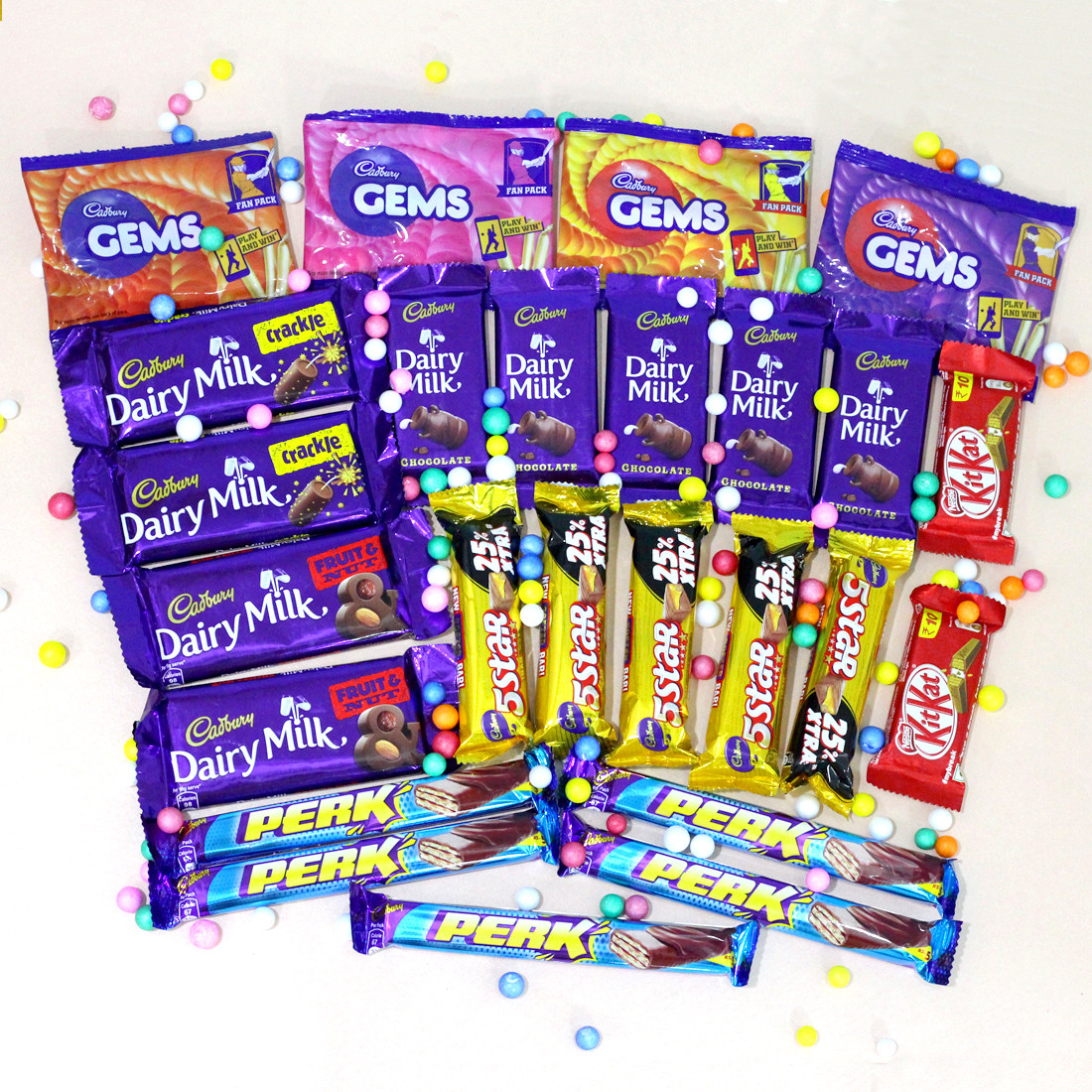 send Assorted 25 Cadbury Chocolates Bars delivery