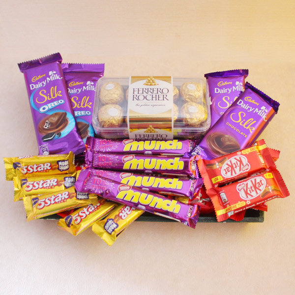 send Celebration with Chocolates delivery