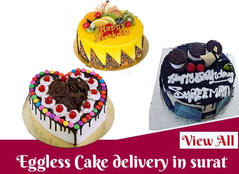 Birthday Eggless Cake at home Surat