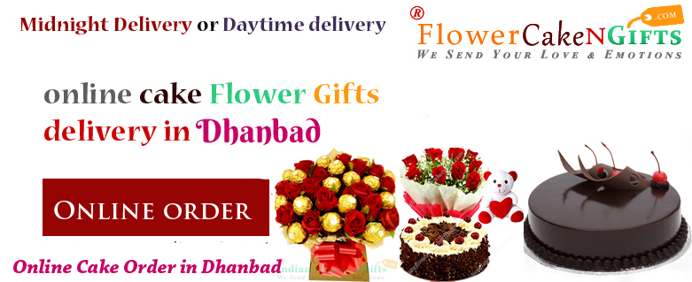 Midnight Cake Flower delivery shop in Dhanbad